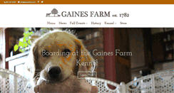 Desktop Screenshot of gainesfarm.com